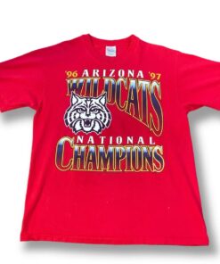 Vintage 1997 NCAA Final Four Arizona Wildcats Basketball Tee