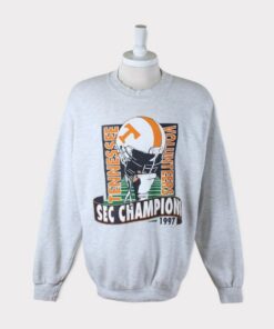 Vintage 1997 SEC Champions Tennessee Volunteers University Sweatshirt TN Vols Hoodie Shirt Reprinted