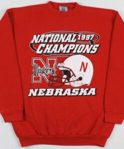 Vintage 1997 University Of Nebraska Huskers National Champs Sweatshirt, Nebraska NCAA Football Championship Sweatshirt, Nebraska T-Shirt