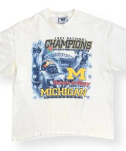 Vintage 1997 University of Michigan Wolverines Football National Champions Shirt