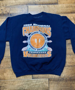 Vintage 1998 Tennessee Volunteers National Champions Vols Sweatshirt Mens Reprinted