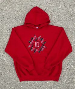 Vintage 2000’s Ohio State University Buckeyes Red Hoodie