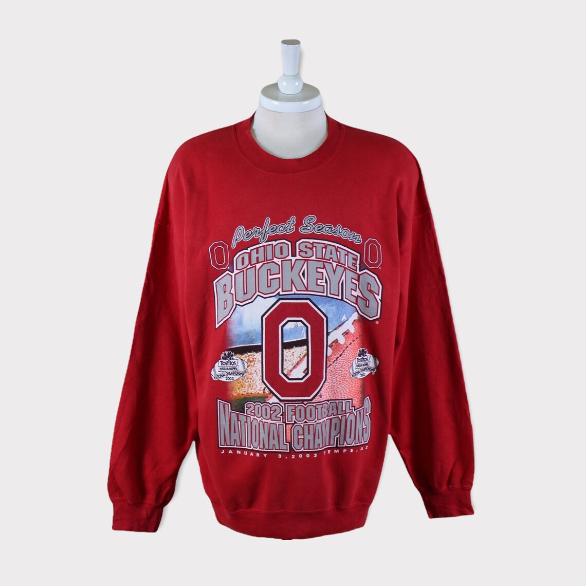 Vintage 2002 Ohio State Buckeyes Champions Sweatshirt,Ohio State University