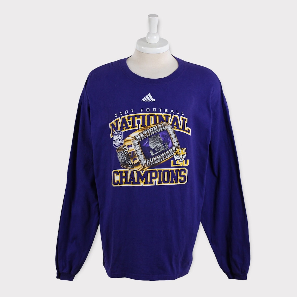 Vintage 2007 Champions LSU Tigers Long Sleeve
