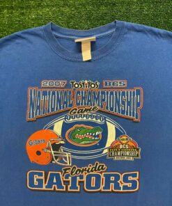 Vintage 2007 Florida Gators Made In Usa Vintage Florida Gators Vintage Y2K College Football T-Shirt Sweatshirt