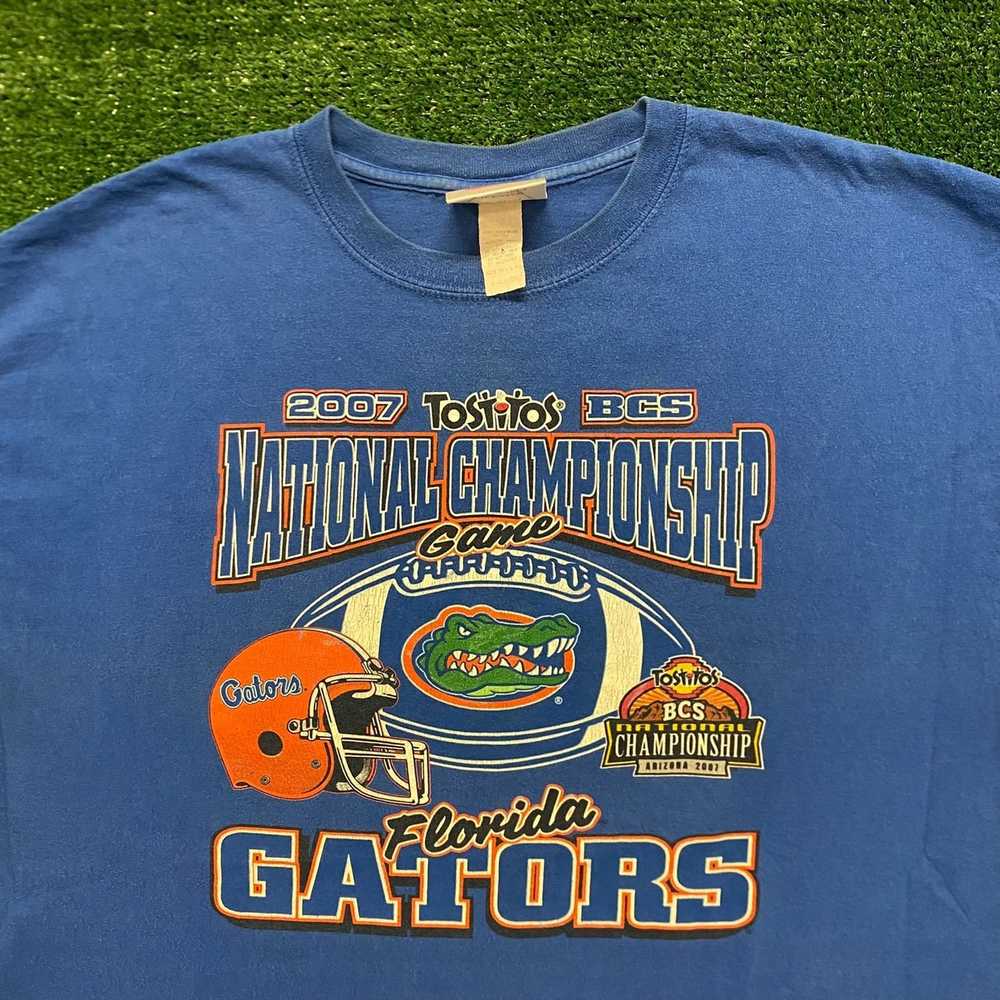 Vintage 2007 Florida Gators Made In Usa Vintage Florida Gators Vintage Y2K College Football T-Shirt Sweatshirt