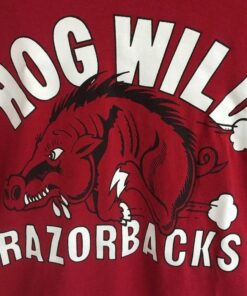 Vintage 80's University of Arkansas Razorbacks "Hog Wild" T-shirt, Sweatshirt, Shirt, Hoodie