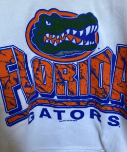Vintage 80’s Florida Gators Sweatshirt Hoodie Made in USA Full Color And Size