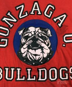 Vintage 80s Gonzaga U Bulldog Tshirt