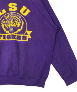 Vintage 80’s Louisiana State University Tigers Football Team Crewneck Sweatshirt
