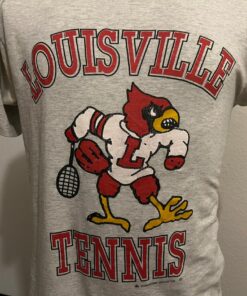Vintage 80's Louisville Cardinals Tennis T Shirt