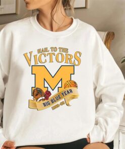 Vintage 80s Michigan Wolverines Sweatshirt Hoodie Shirt, Gift for Him, Gift for Her