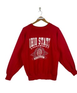 Vintage 80s Ohio State University Buckeyes NCAA Pullover Crewneck Full Size