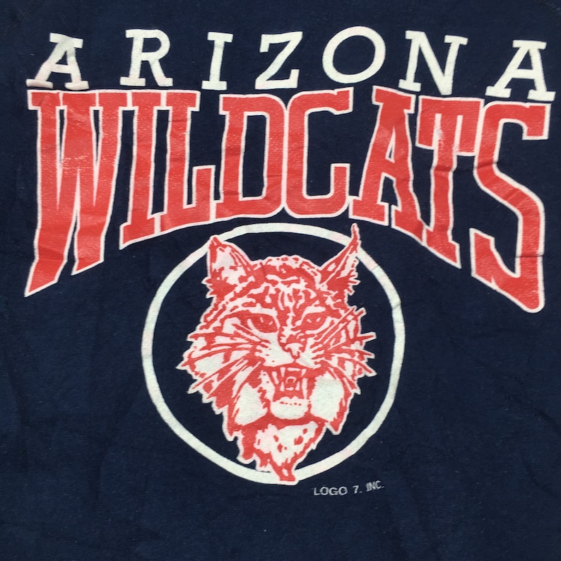 Vintage 80’s University Of Arizona Wildcats Sweatshirt NCAA Collegiate