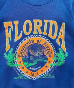 Vintage 80s University Of Florida printed Crewneck Clothing Sportwear Sweatshirt Hoodie