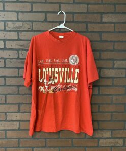 Vintage 90’S 1991 Louisville Cardinals Single Stitch T Shirt Reprinted, Uofl Sweatshirt, University of Louisville Sweatshirt