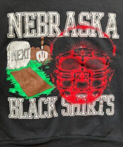 Vintage 90’S Nebraska Black Shirts Sweatshirt, Huskers Football NCAA Fans Gitfs