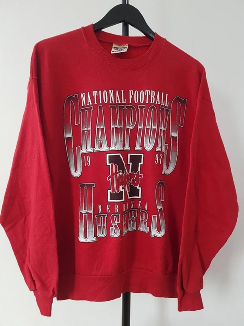 Vintage 90S Nebraska Cornhuskers University Of Sweatshirt, Vintage Nebraska Cornhuskers Sweatshirt, Hoodie