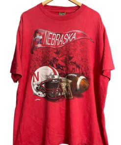 Vintage 90S Nebraska Huskers Sweatshirt, Nebraska Cornhuskers Fiesta Bowl Champion Sweatshirt, University Nebraska Football Sweater, University Nebraska Football Sweater