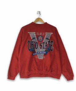 Vintage 90’S Rare Design Ohio State University Buckeyes League Sweatshirt Jumper