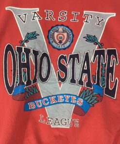 Vintage 90’S Rare Design Ohio State University Buckeyes League Sweatshirt Jumper