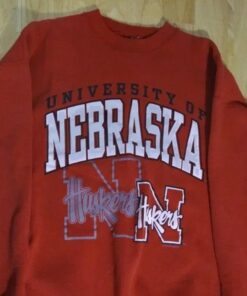 Vintage 90S University Of Nebraska Cornhuskers Crewneck Sweatshirt