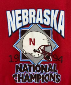 Vintage 90S University Of Nebraska Cornhuskers National Champs Crewneck Sweatshirt , Vintage 90S Shirt, Gift For Her, Gift For Him