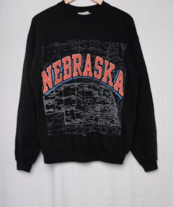 Vintage 90S University Of Nebraska Huskers Sweatshirt, Nebraska Cornhuskers Sweatshirt Nebraska Crewneck University Nebraska T-Shirt, Hoodie
