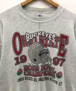 Vintage 90s BUCKEYES OHIO State Sweatshirt Rose Bowl NFL