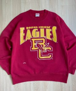 Vintage 90s Boston College Eagles Football Crewneck Sweatshirt, Vintage 90s Shirt, Gift For Her, Gift For Him
