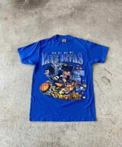 Vintage 90’s Duke Blue Devils Flaming Devil Shirt Unisex Sweatshirt For Men Women