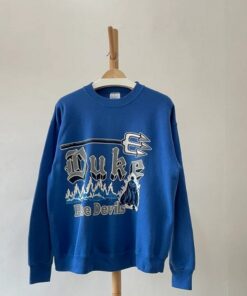 Vintage 90s Duke Blue Devils University Crewneck Sweatshirt, Vintage Shirt, T shirt, Hoodie
