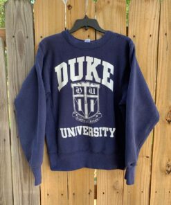 Vintage 90s Duke University Erudition e Religio Heavyweight Sweatshirt