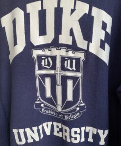 Vintage 90s Duke University Erudition e Religio Heavyweight Sweatshirt