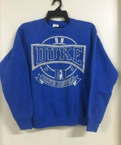 Vintage 90s Duke University Sweatshirt, Duke Jumper Duke University Crewneck, Blue Devils Duke University Pullover T-Shirt Hoodie