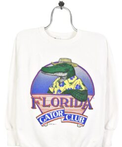 Vintage 90s Florida Gators Crewneck Sweater Football Club Jumper University of Florida Big Image Florida Gator Sweatshirt