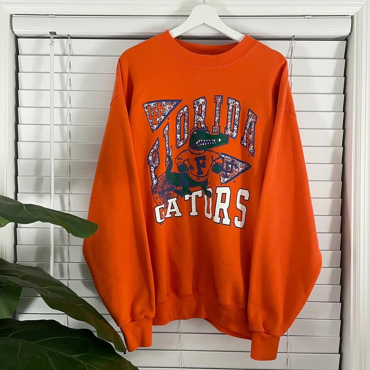 Vintage 90s Florida Gators Sweatshirt Hoodie T Shirt Full Size
