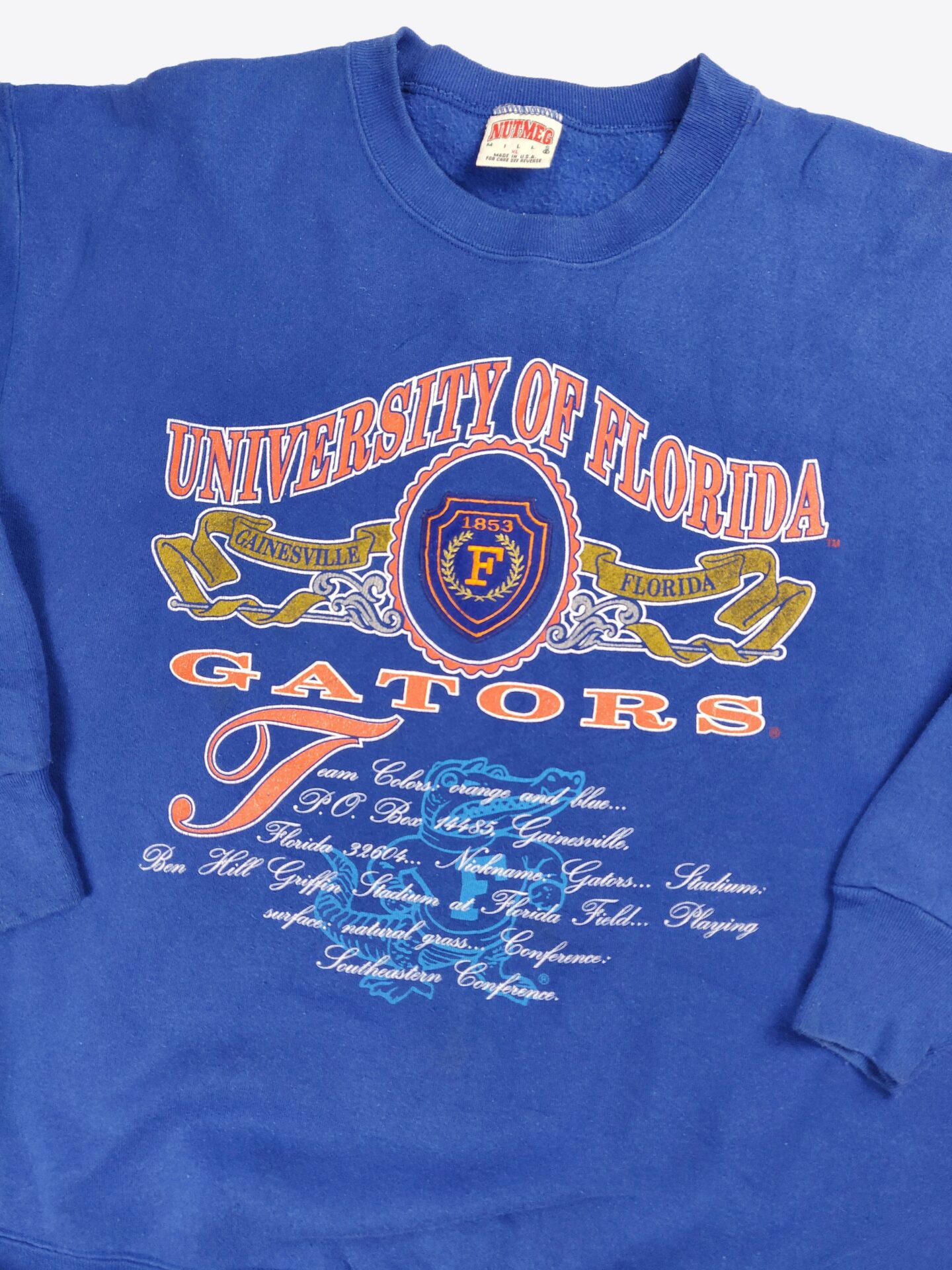 Vintage 90s Florida Gators Sweatshirt Pullover Hoodie