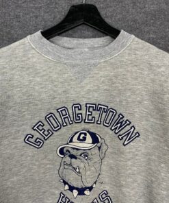 Vintage 90s Georgetown Hoyas Sweatshirt Print Logo