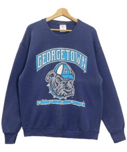 Vintage 90s Georgetown University Big Logo Crewneck Sweatshirt