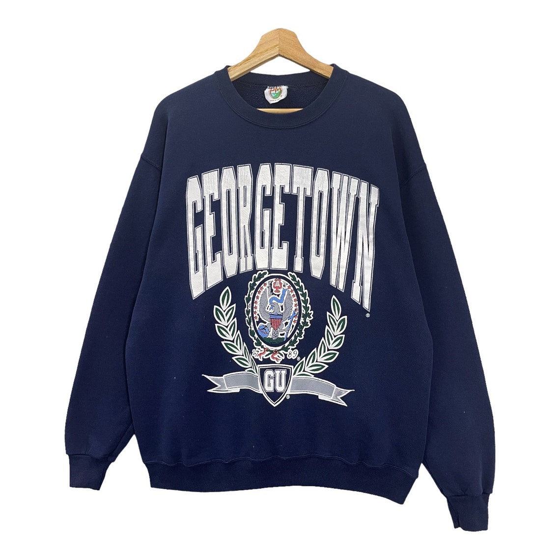 Vintage 90s Georgetown University Crewneck Sweatshirt