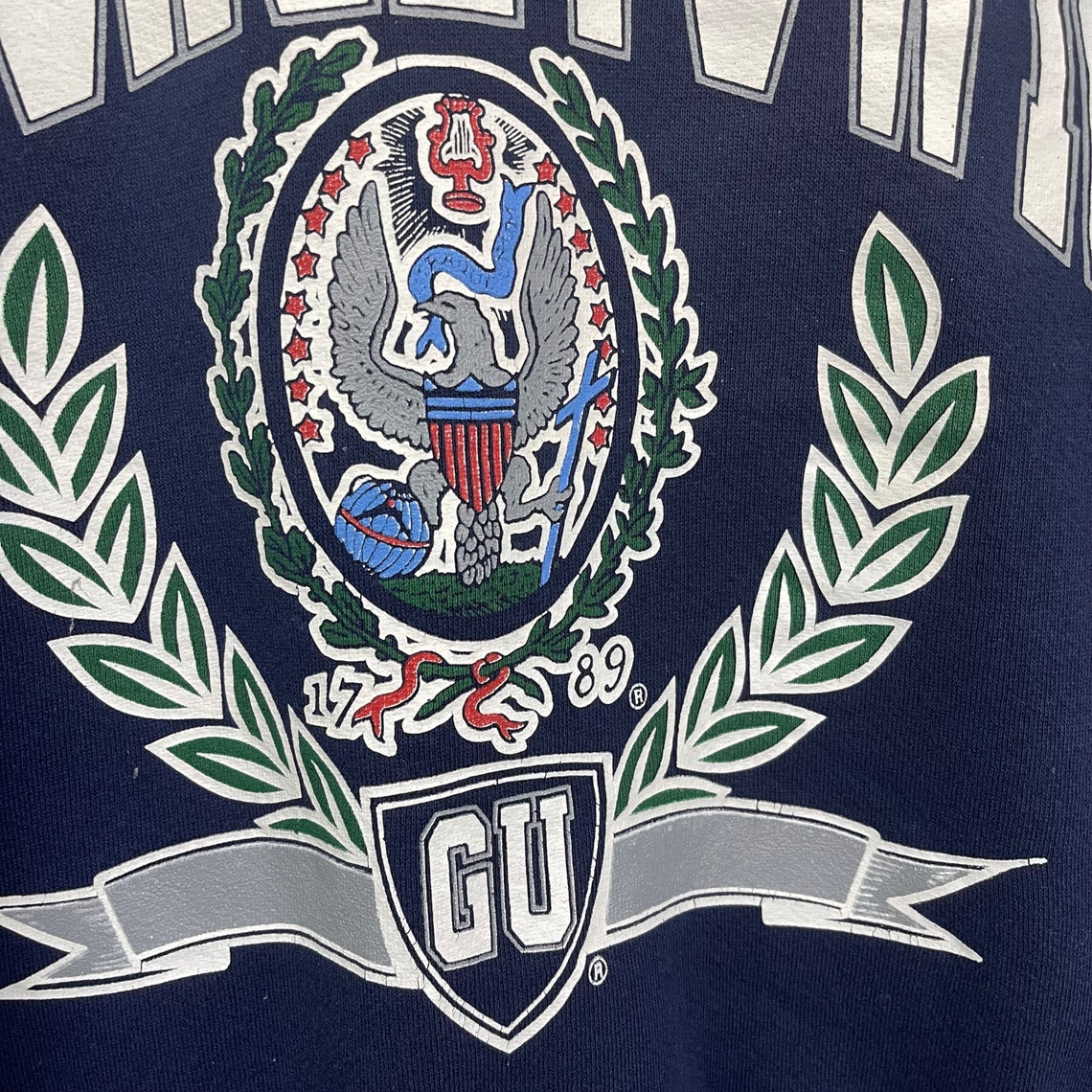 Vintage 90s Georgetown University Crewneck Sweatshirt