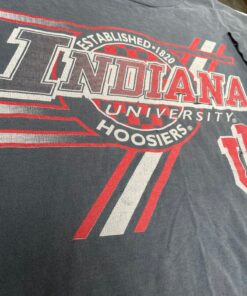 Vintage 90s Indiana Hoosiers T-Shirt, IU Sweatshirt, Indiana Hoosiers Shirt Gifts For NCAA Fans