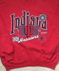 Vintage 90s Indiana Hoosiers University Crewneck Sweatshirt, Indiana Hoosiers Shirt, Indiana Hoosiers Hoodie, Gift For her, Gift For Him
