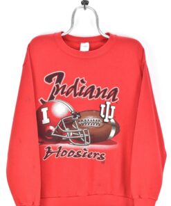 Vintage 90s Indiana University Hoosiers Basketball Sweatshirt, Indiana Hoosiers Hoodie, Indiana Hoosiers Shirt, Indiana University T Shirt