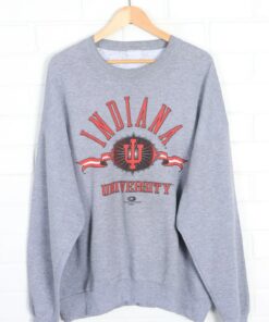 Vintage 90s Indiana University Sweatshirt Indiana Crewneck University Indiana Hoosiers Sweater Indiana Hoosiers Print Logo T-Shirt Hoodie