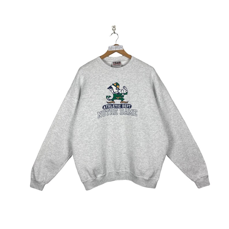 Vintage 90s Jansport Notre Dame Fighting Irish Pullover Crewneck