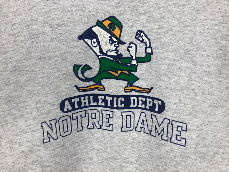 Vintage 90s Jansport Notre Dame Fighting Irish Pullover Crewneck