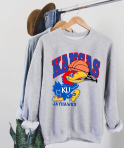 Vintage 90s Kansas Jayhawks University Basketball Sweatshirt, Kansas Jayhawks Shirt, Kansas Jayhawks Hoodie, Gift For Her, Gift For Him