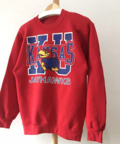 Vintage 90s Kansas University Jayhawks Crewneck Sweatshirt, Kansas Jayhawks Shirt, Kansas Jayhawks Hoodie, Gift For Her, Gift For him